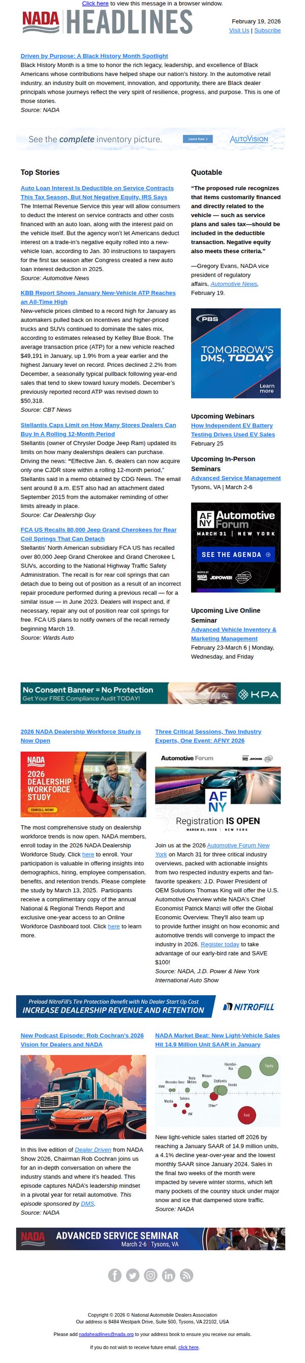 National Automobile Dealers Association (NADA)