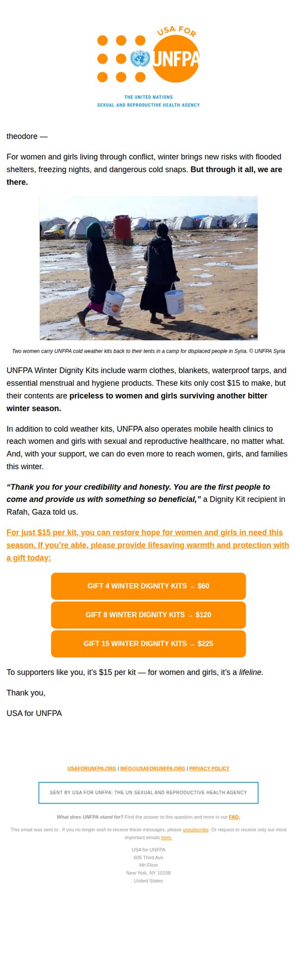 USA for UNFPA