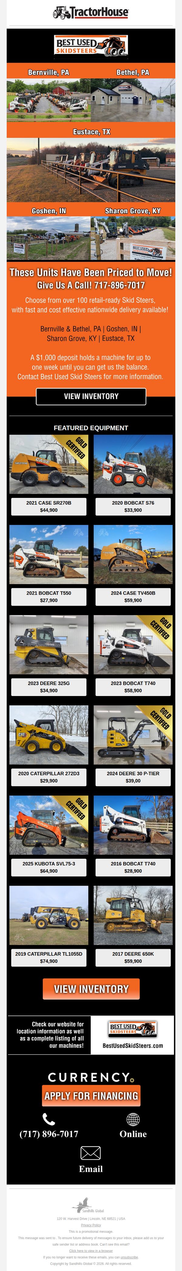 8. TractorHouse: Don’t Overpay — Shop Our Best Skid Loader Prices