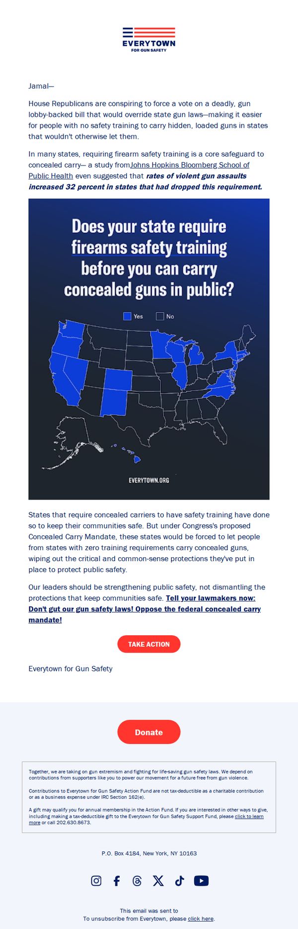 10. Does New York require firearm safety training?
