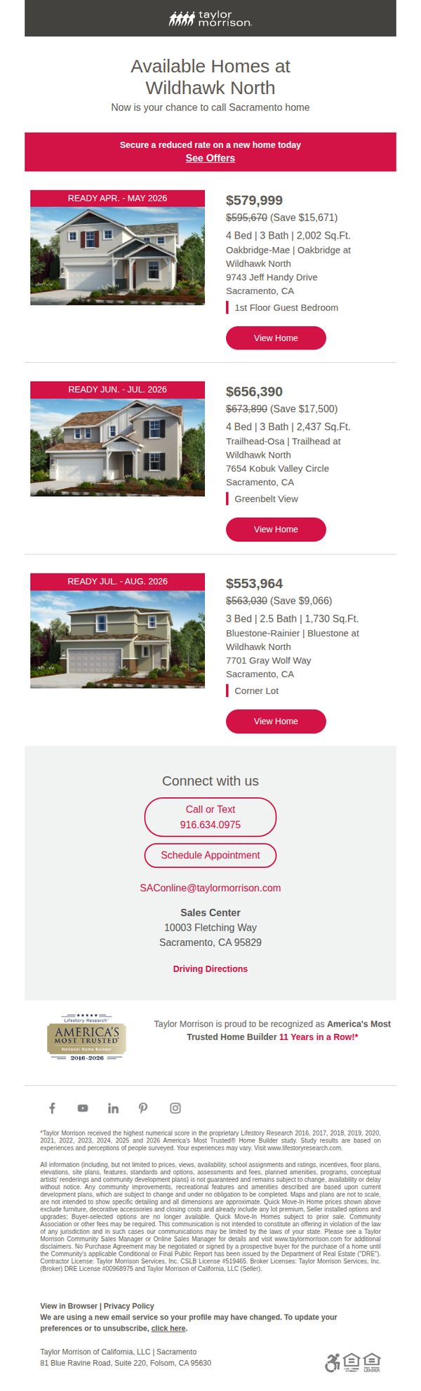 7. February 19 - Wildhawk North Available Homes