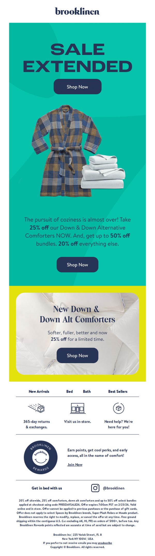 9. Hurry, We've Extended our Presidents' Day Sale!