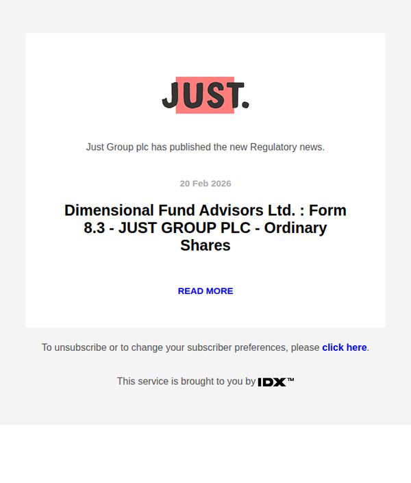 Just Group plc