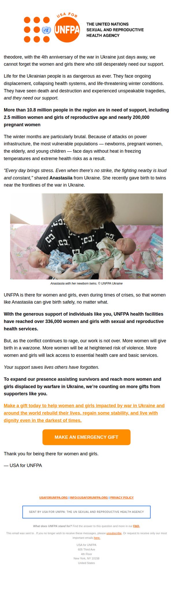USA for UNFPA