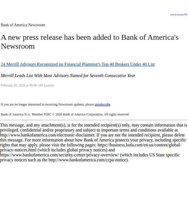 Bank of America
