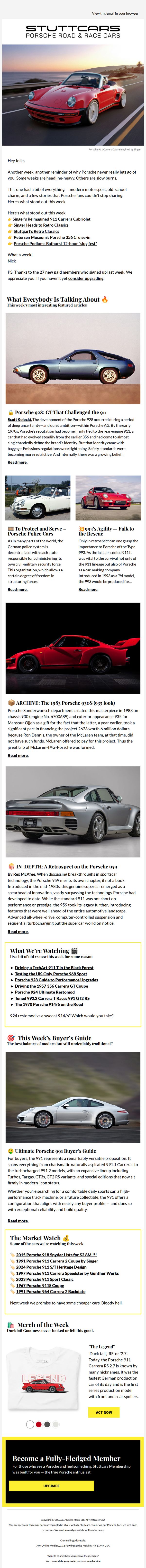 Stuttcars - Porsche Road & Race Cars 