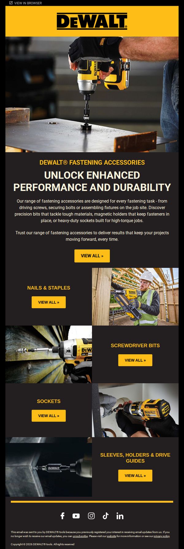 8. DEWALT - UK : DEWALT® Fastening Accessories