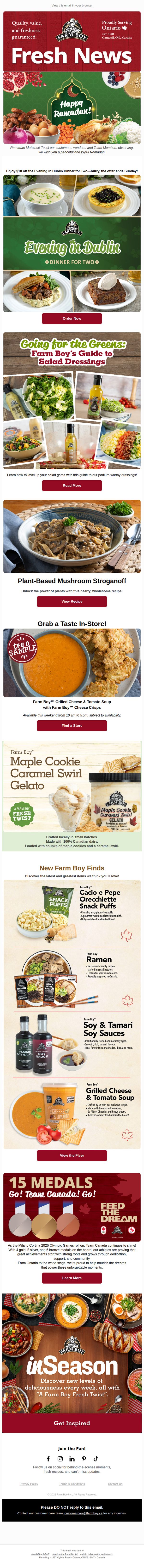 10. Farm Boy : What's New & Tasty at Farm Boy!