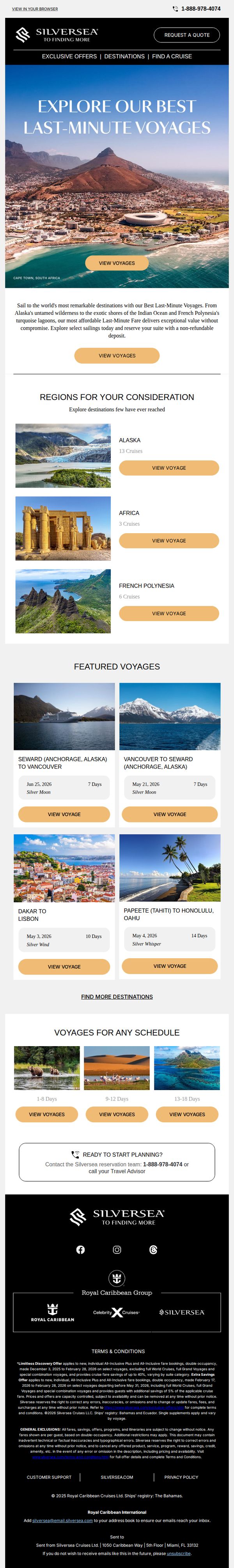 8. Last-Minute Voyages — Explore Alaska, Africa & French Polynesia