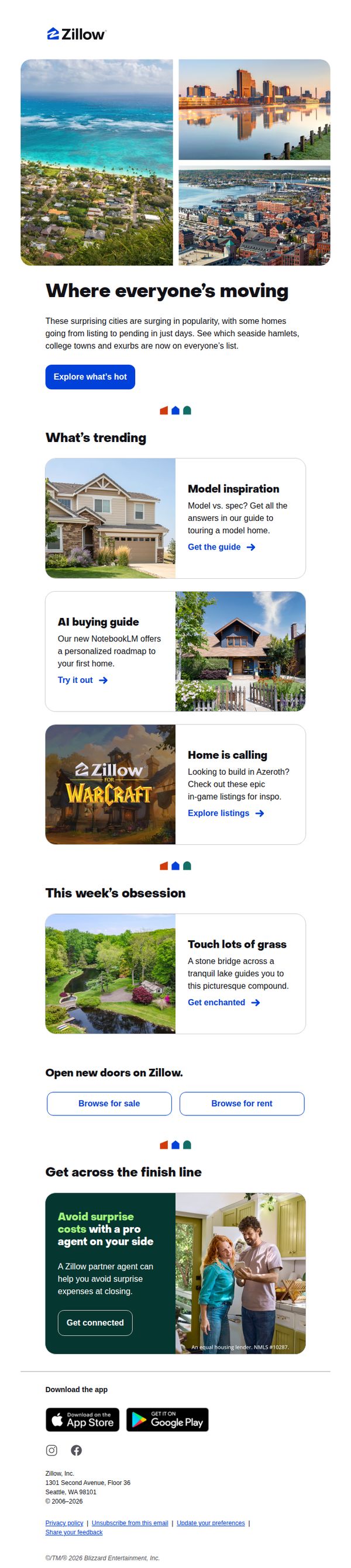 9. The most-searched cities on Zillow