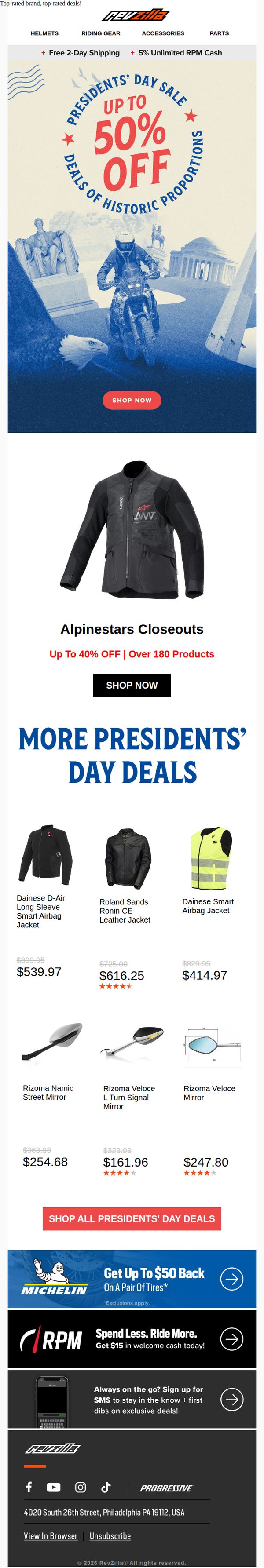 6. Up To 40% OFF Alpinestars 🏁