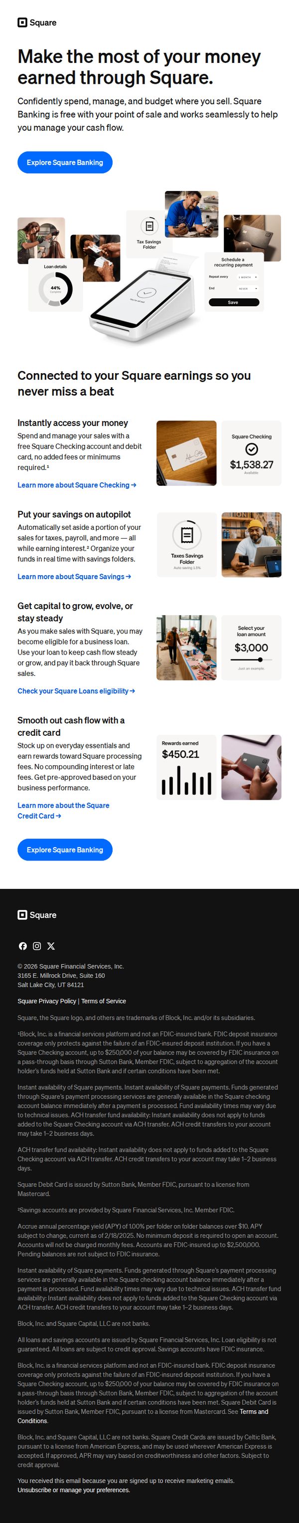 10. Free Banking tools that flex with your business.