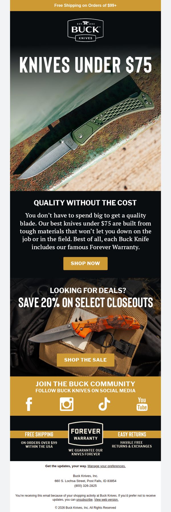 9. Our Top Blades Under $75