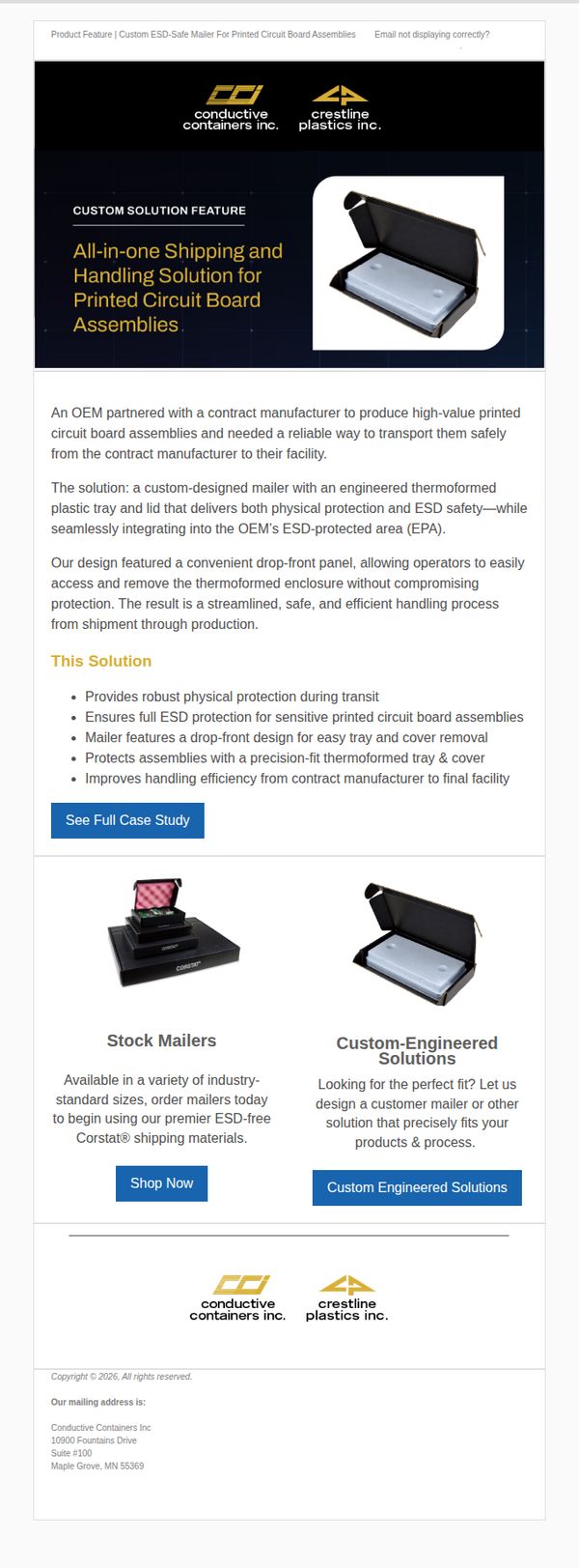 Conductive Containers