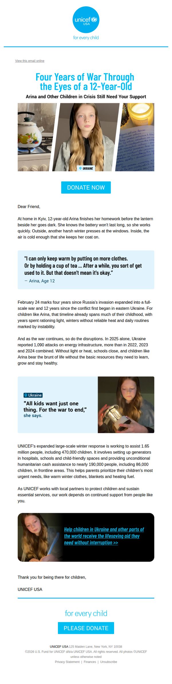 UNICEF USA 