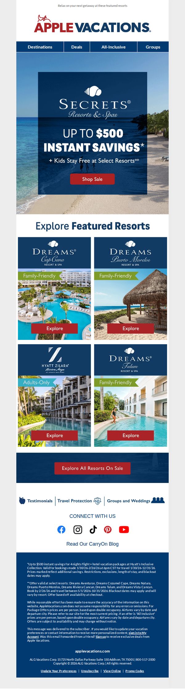 Apple Vacations 