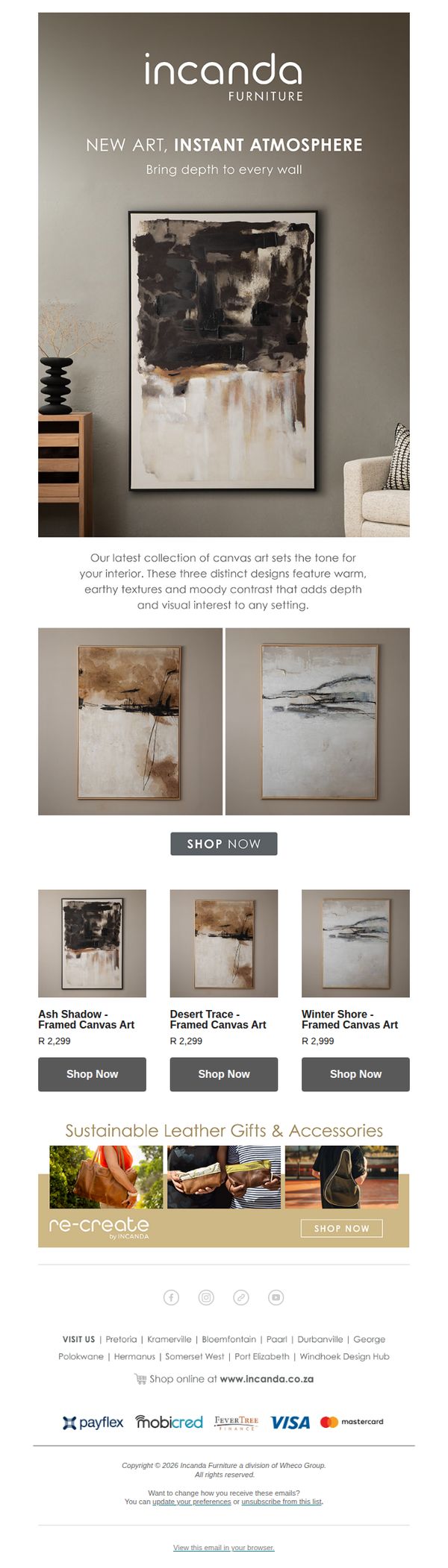 7. Our Latest Canvas Art Collection