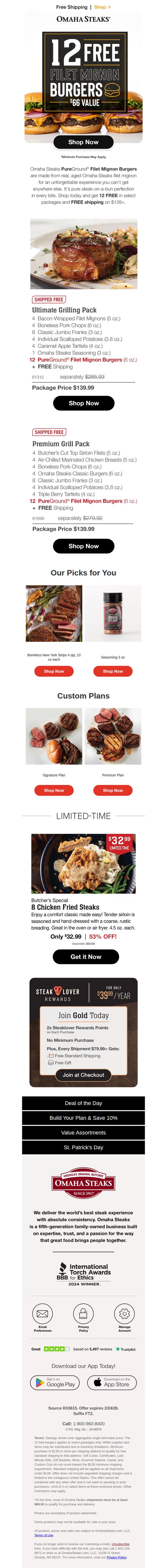Omaha Steaks 