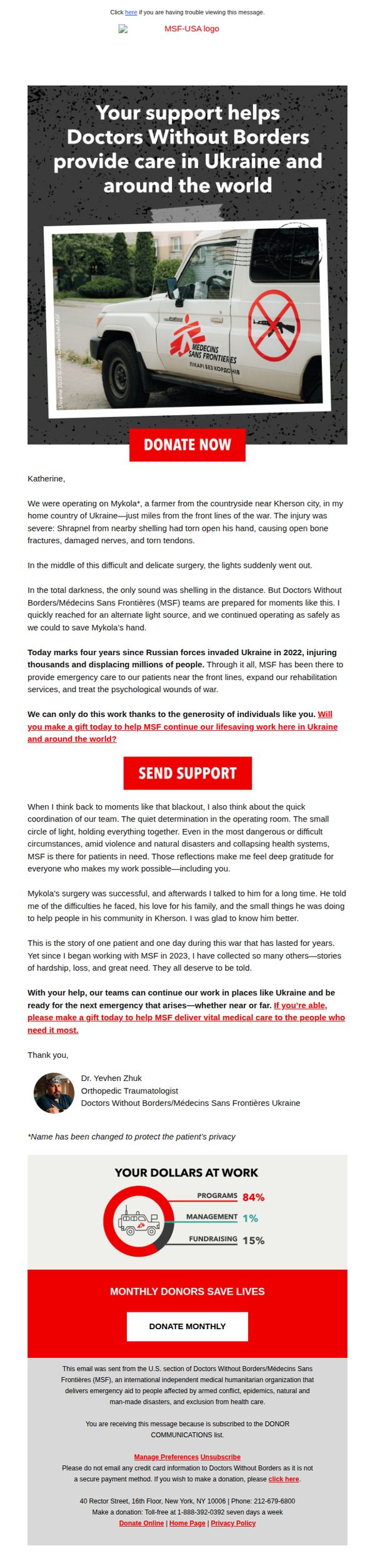 Doctors Without Borders / Médecins Sans Frontières (MSF)