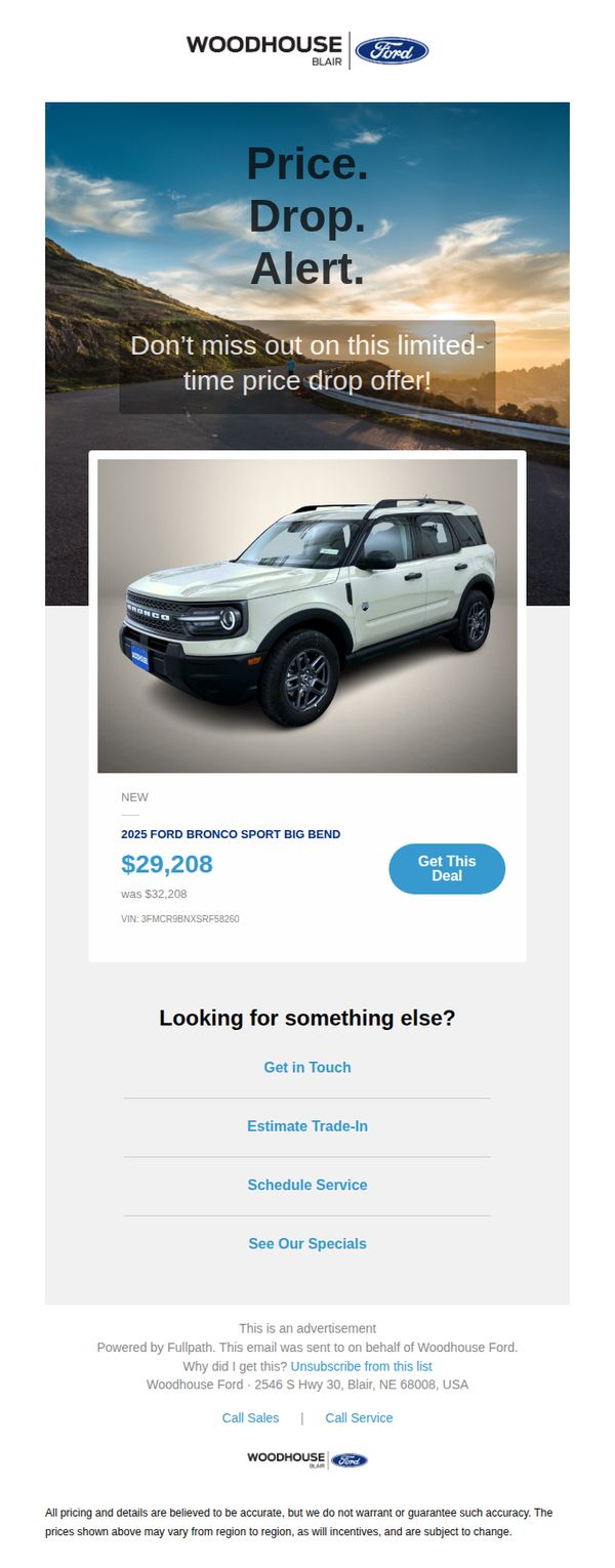 Woodhouse Ford Blair 