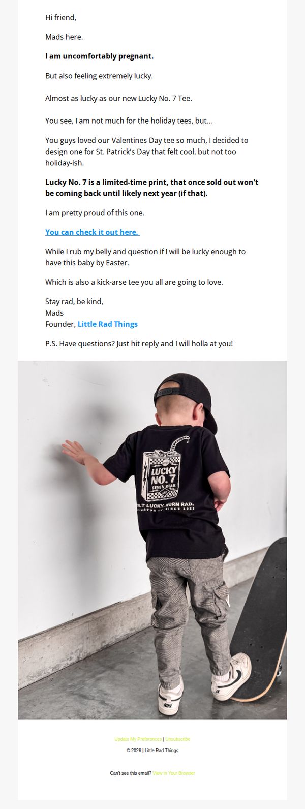 10. Little Rad Things: Lucky No. 7 or as my kids say... 6/7