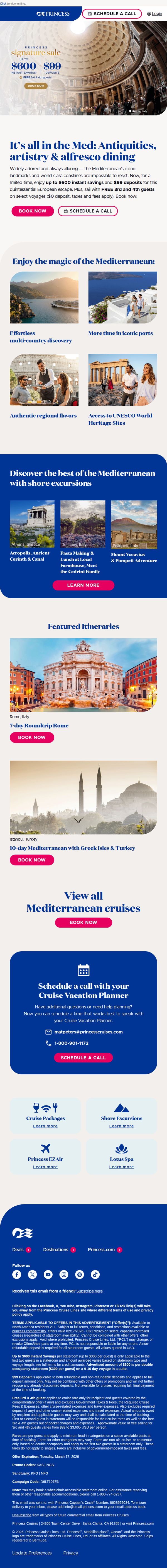 10. Make memories in the Mediterranean (& save)