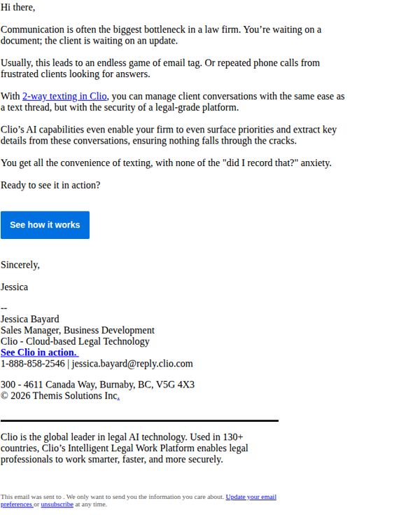 8. Clio : Say goodbye to never-ending email threads