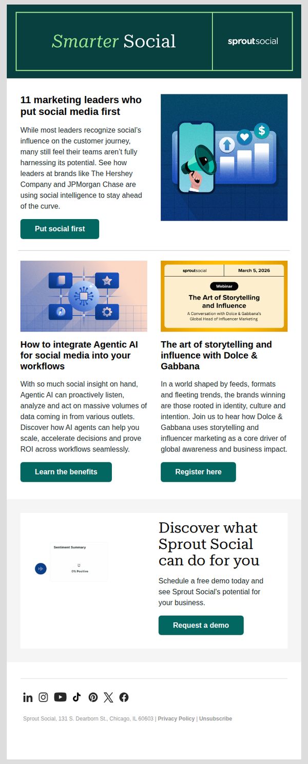 10. Power your social-first strategy with top leader insights