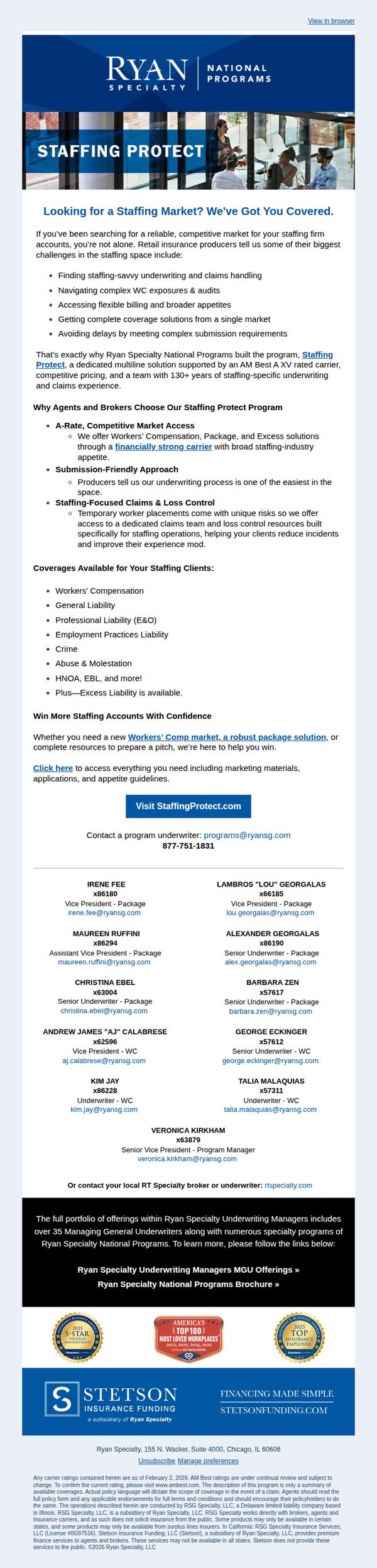 8. Your Staffing Market Solution: Access A‑Rated Coverage + Expert Support