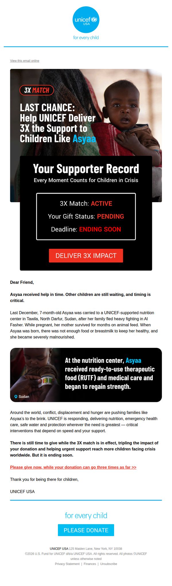 6. Can children in crisis count on you?