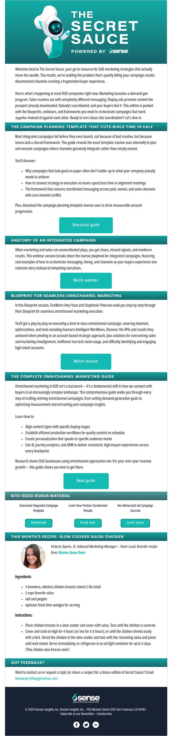 10. 6sense: Marketer’s Guide to Acing Integrated Campaigns