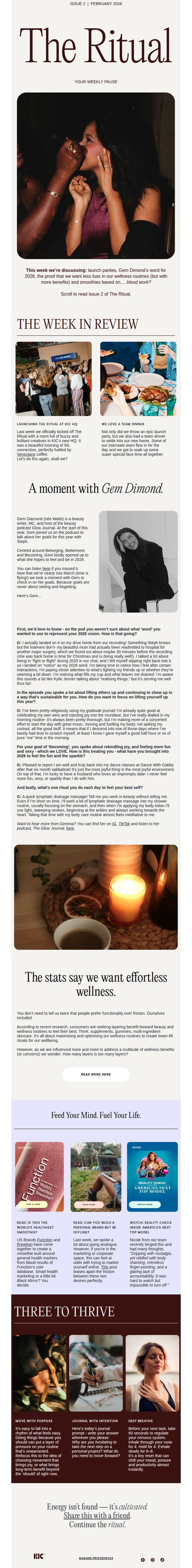 8. ISSUE 2 | A moment with Gem Dimond.