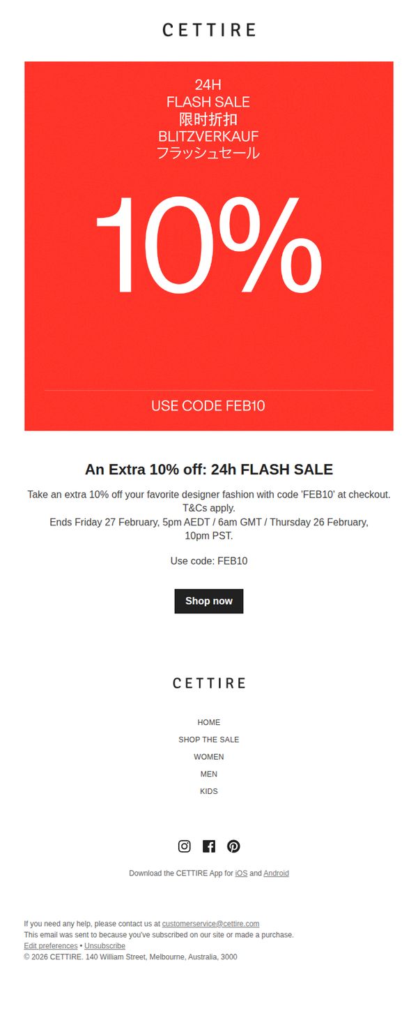 CETTIRE - AE 