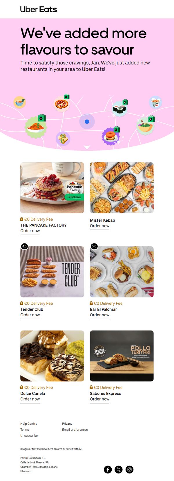 6. We've just added new spots in your area