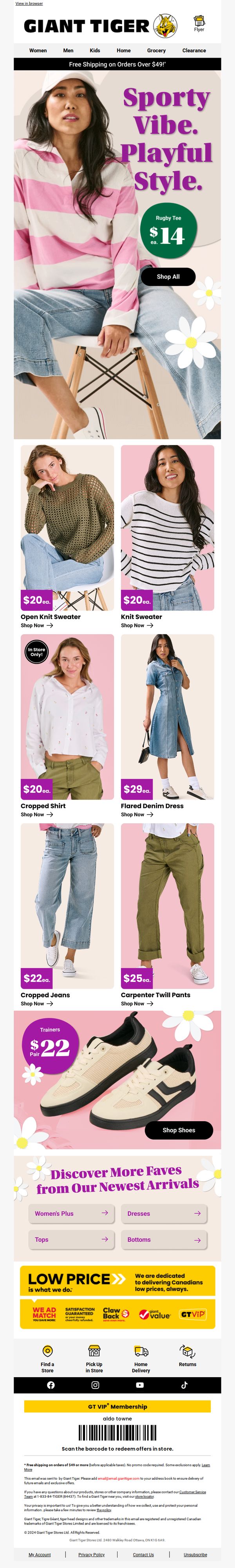 7. Giant Tiger : Trendy finds that fit your style! 💅