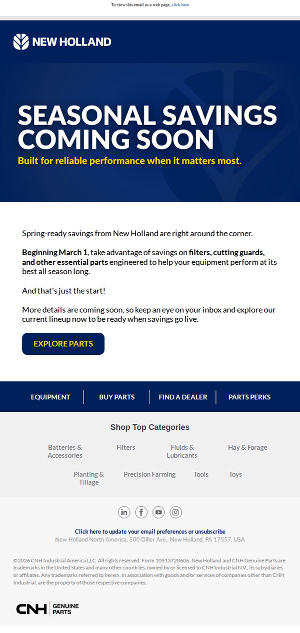 New Holland Agriculture