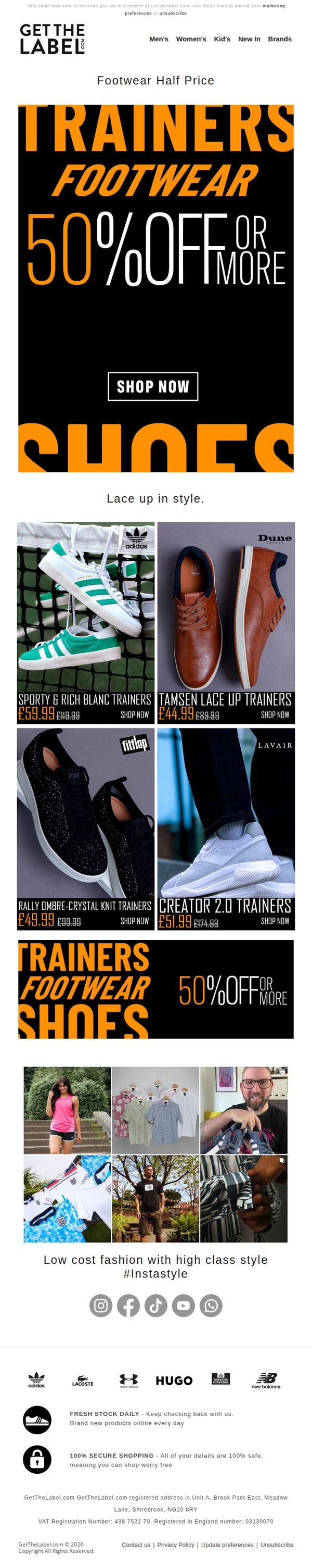 7. Get The Label - UK: Pssssst..Early Preview..Half Price Footwear over 1500 Styles