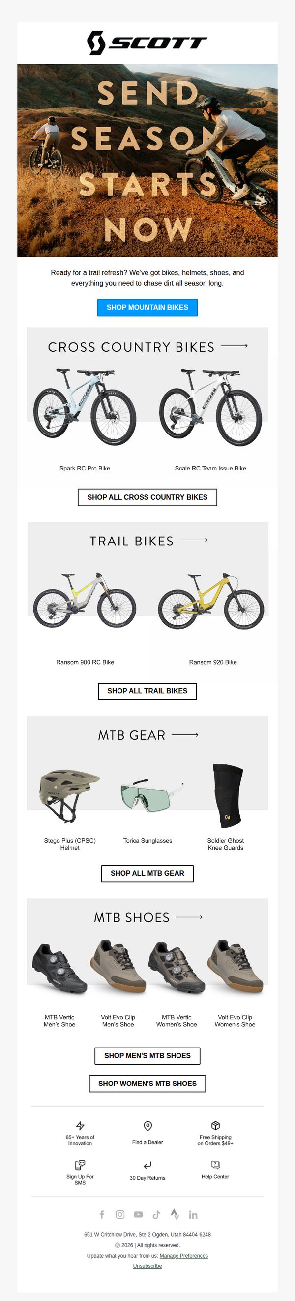 8. SCOTT Sports: The trails are calling