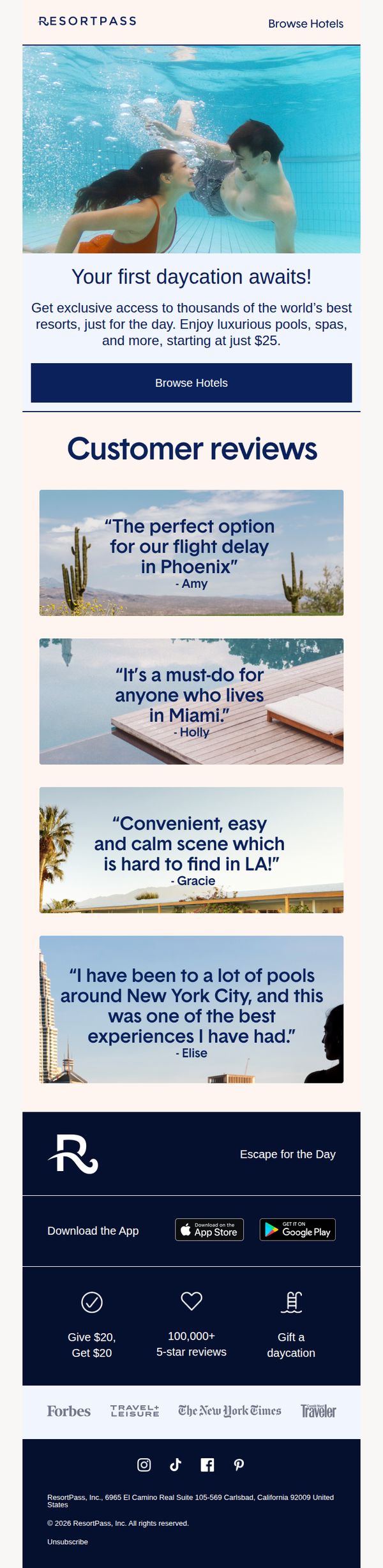 9. ResortPass : See what everyone's raving about 👀