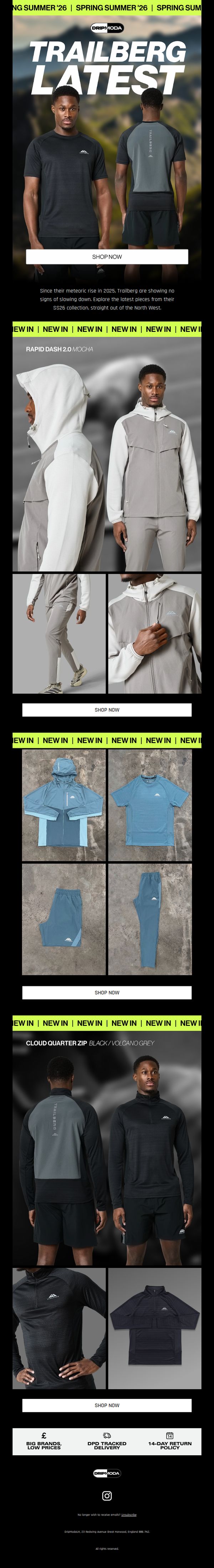 10. Drip Moda: NEW: Trailberg SS26