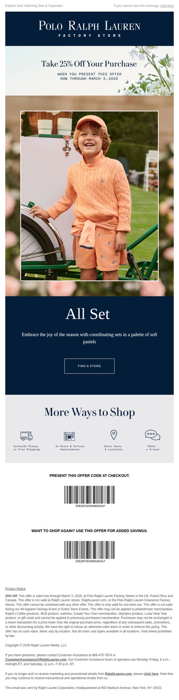 8. Warmer Days Call for Colorful Sets + 25% Off