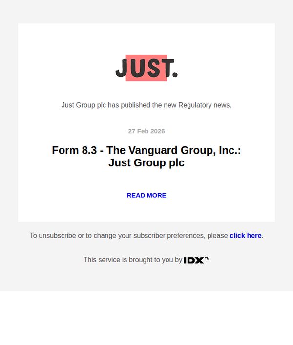 Just Group plc