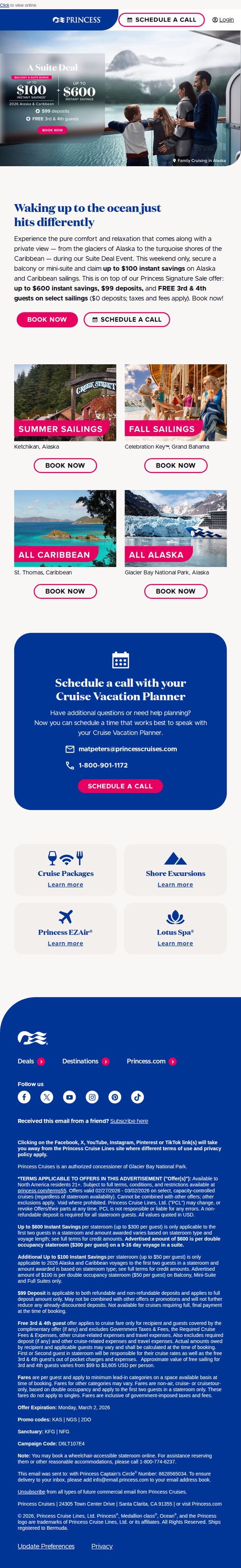 8. THIS WEEKEND ONLY: Extra balcony savings