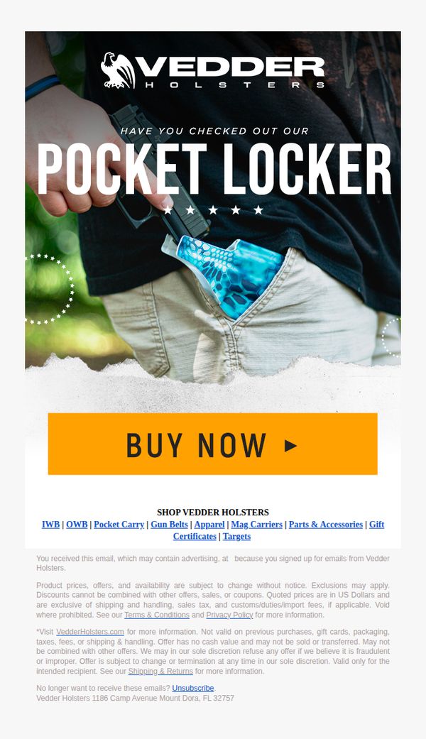 9. Vedder Holsters : Check out the Pocket Locker!