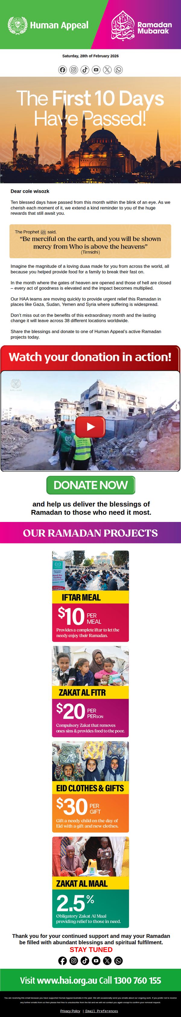 6. Human Appeal - AU : The First Ten Days Have Passed!