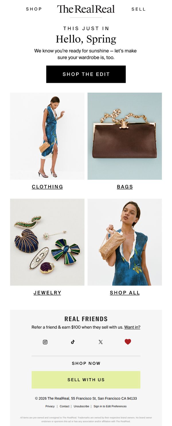 6. You’re ready for spring (almost)