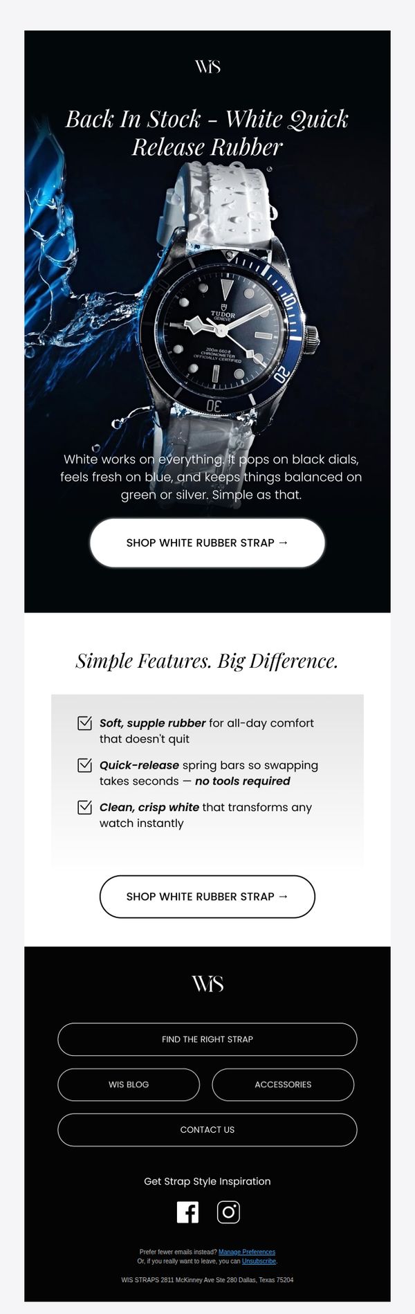 10. WIS Watch Straps: White Rubber Strap Is Back