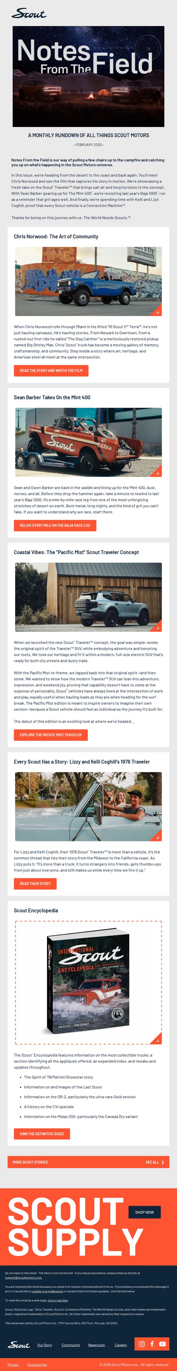 8. Scout Motors: Notes From the Field: February Dispatch