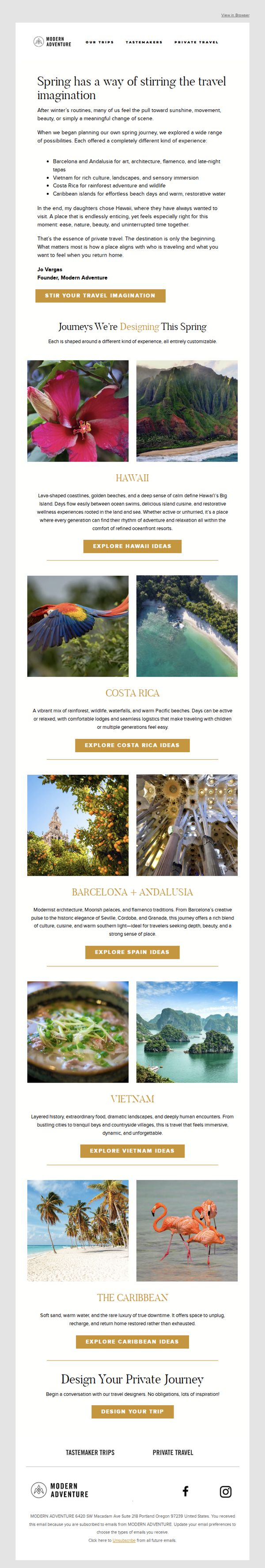 6. Modern Adventure: Rethink Spring Break