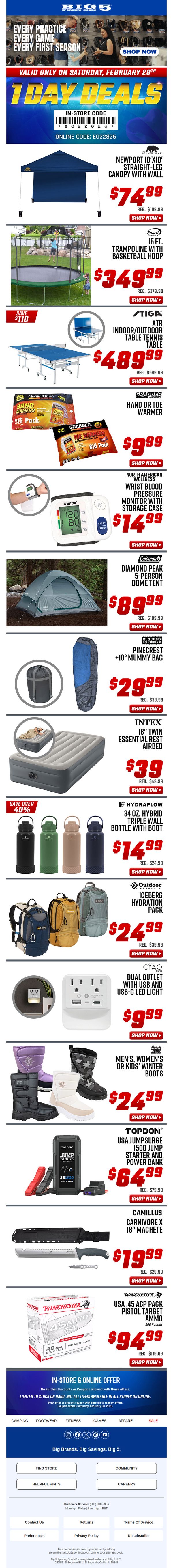 Big 5 Sporting Goods